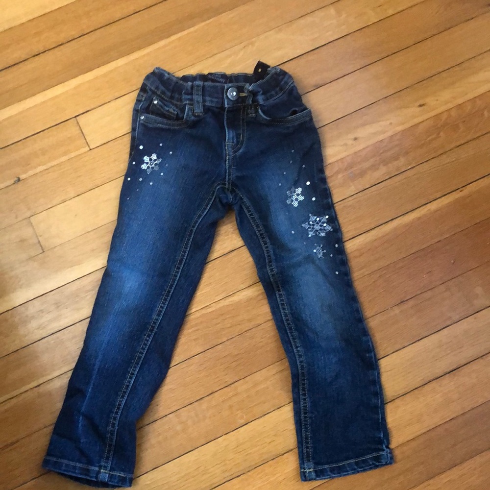 Rhinestone Snowflake jeans
